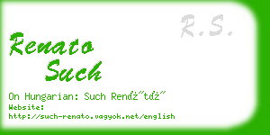 renato such business card